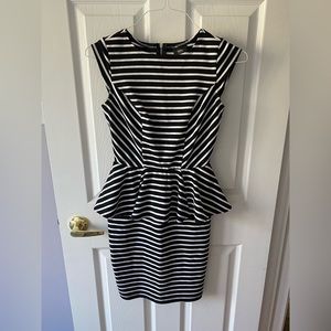 Black and White Massimo Dress